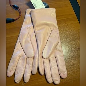 Elegant Pink Leather Gloves - Saks Fifth Ave